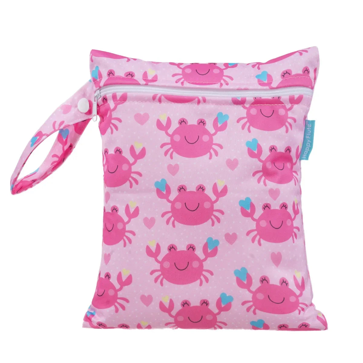 Small reusable wet bag - machine washable eco-friendly pouch