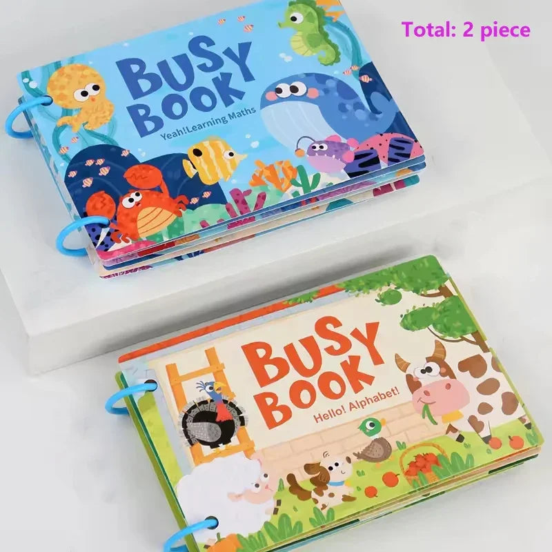 Busy book for toddlers - screen-free educational entertainment