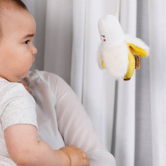 Stroller Toys - Apple & Banana 2 Pack