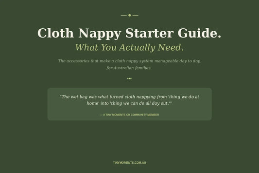 Cloth Nappy Starter Guide (Australia): What You Actually Need to Get Going