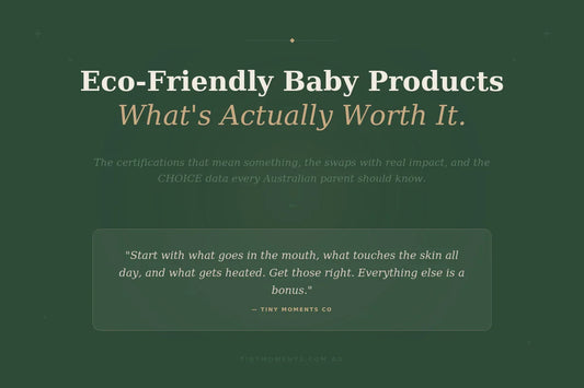Eco-Friendly Baby Products Australia: What's Actually Worth It