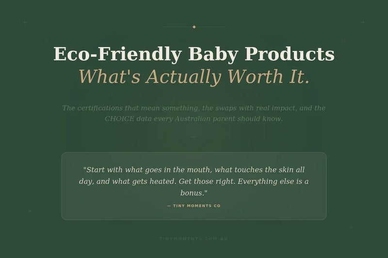 Eco-Friendly Baby Products Australia: What's Actually Worth It