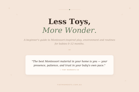 Montessori for Babies: A Beginner's Guide to Mindful Play (0-12 Months)