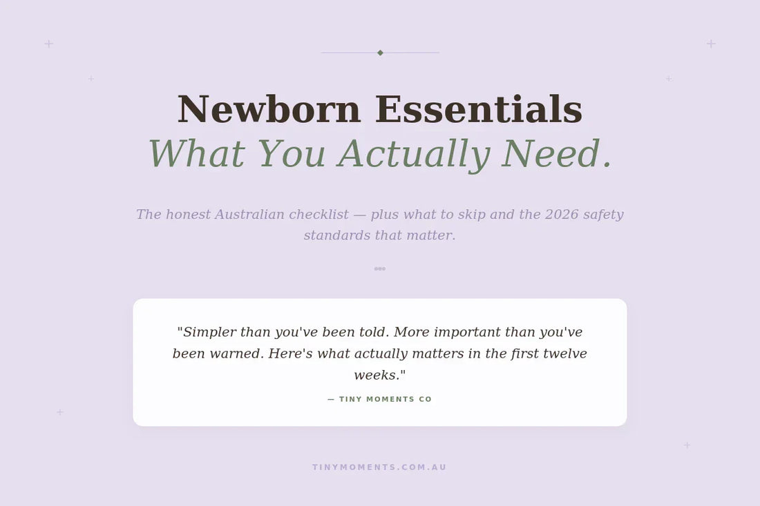 Newborn Essentials Checklist Australia 2026