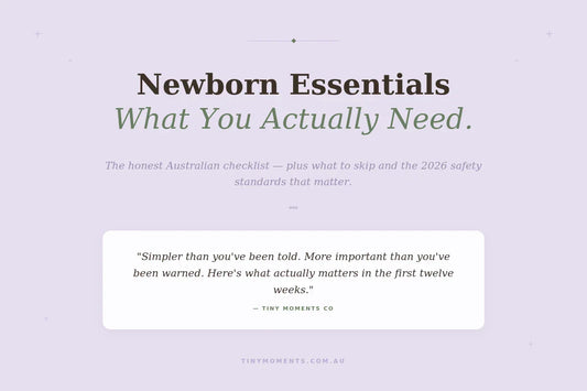Newborn Essentials Checklist Australia 2026