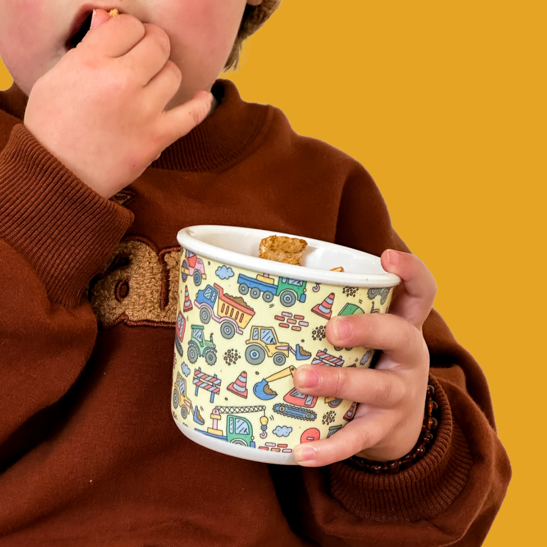 A beautiful lifestyle shot of Dig It Bamboo-Based SNACK POT by BBcino in a home setting.