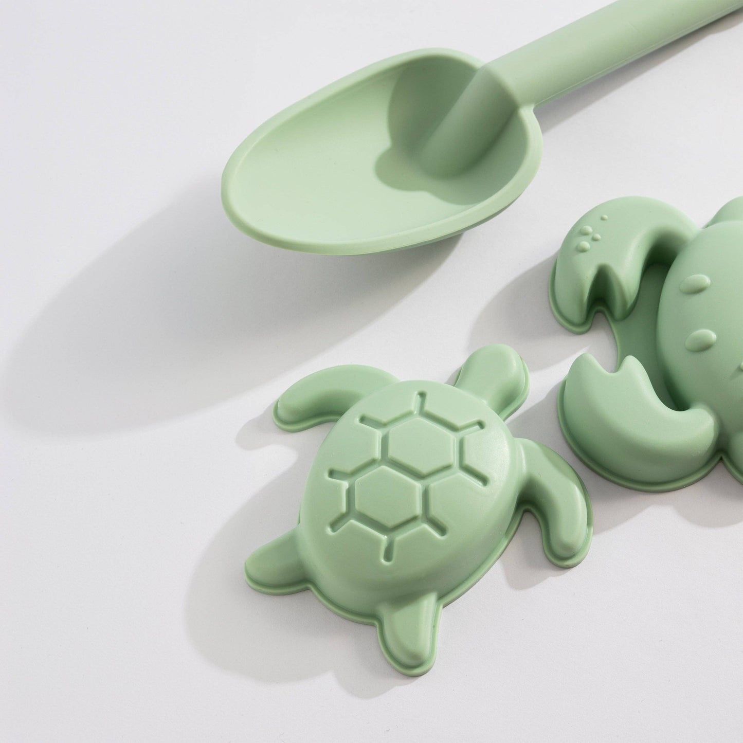 A peaceful moment featuring the 8pc Silicone Bucket Set - Light Sage as part of a mindful daily routine.