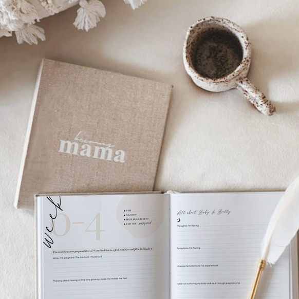 Becoming MAMA - A pregnancy journal - alternate angle view