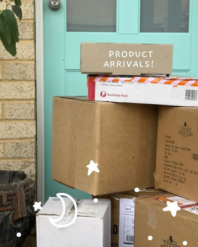 Tiny Moments Co order arriving at the door in premium gift-ready packaging