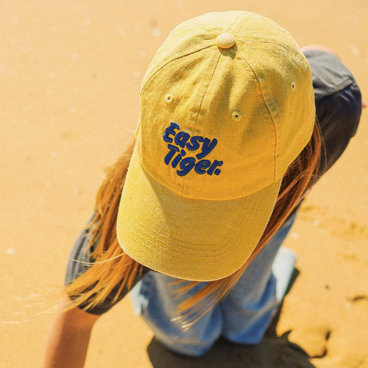 Easy Tiger Kids Cotton Cap in Mustard: Easy Tiger MST / 54
