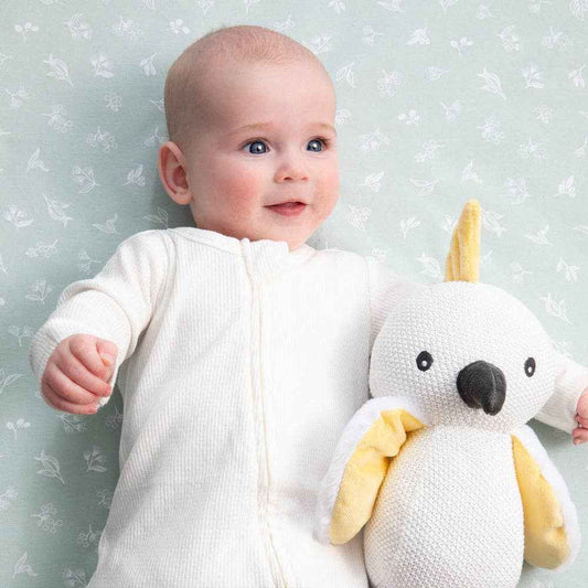 Knitted Toy - Colin the Cockatoo