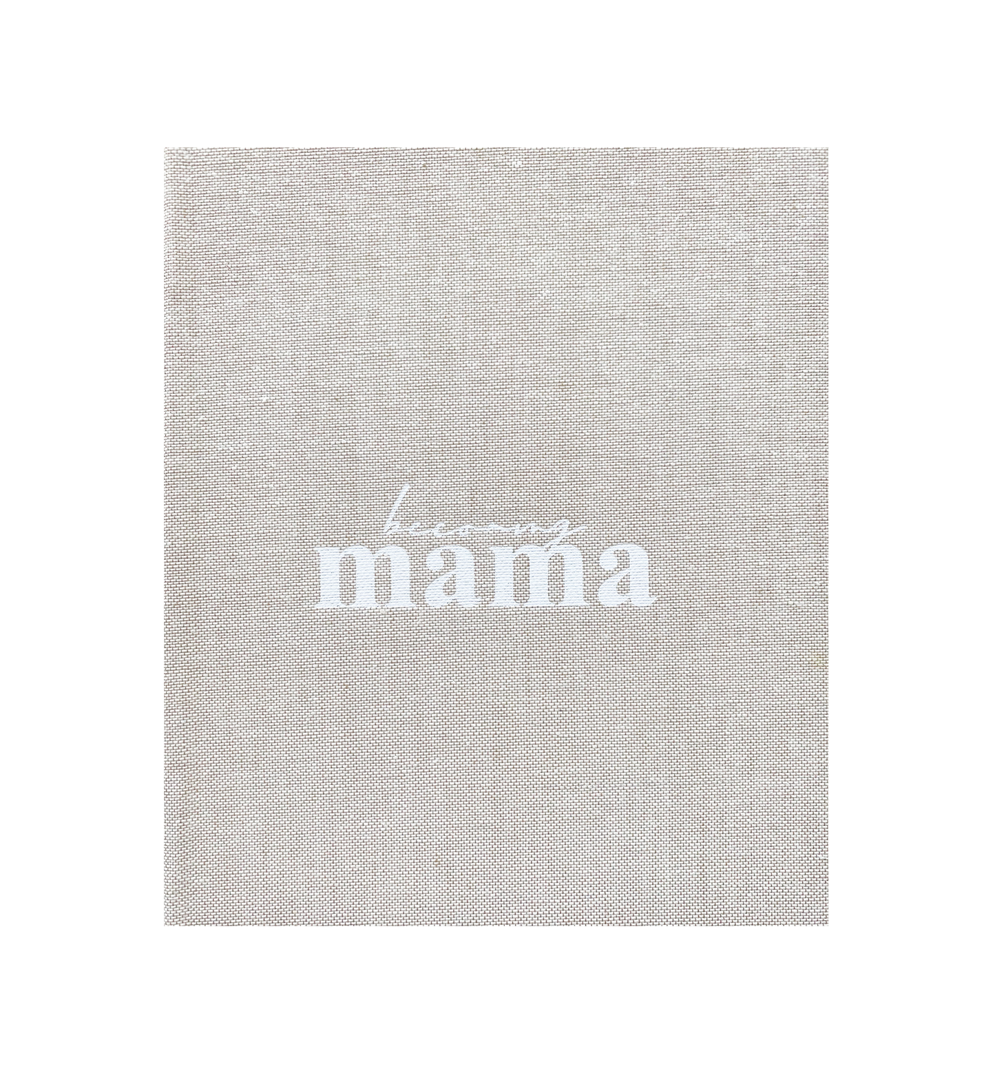 A beautiful lifestyle shot of Becoming MAMA - A pregnancy journal by Axel & Ash in a home setting.