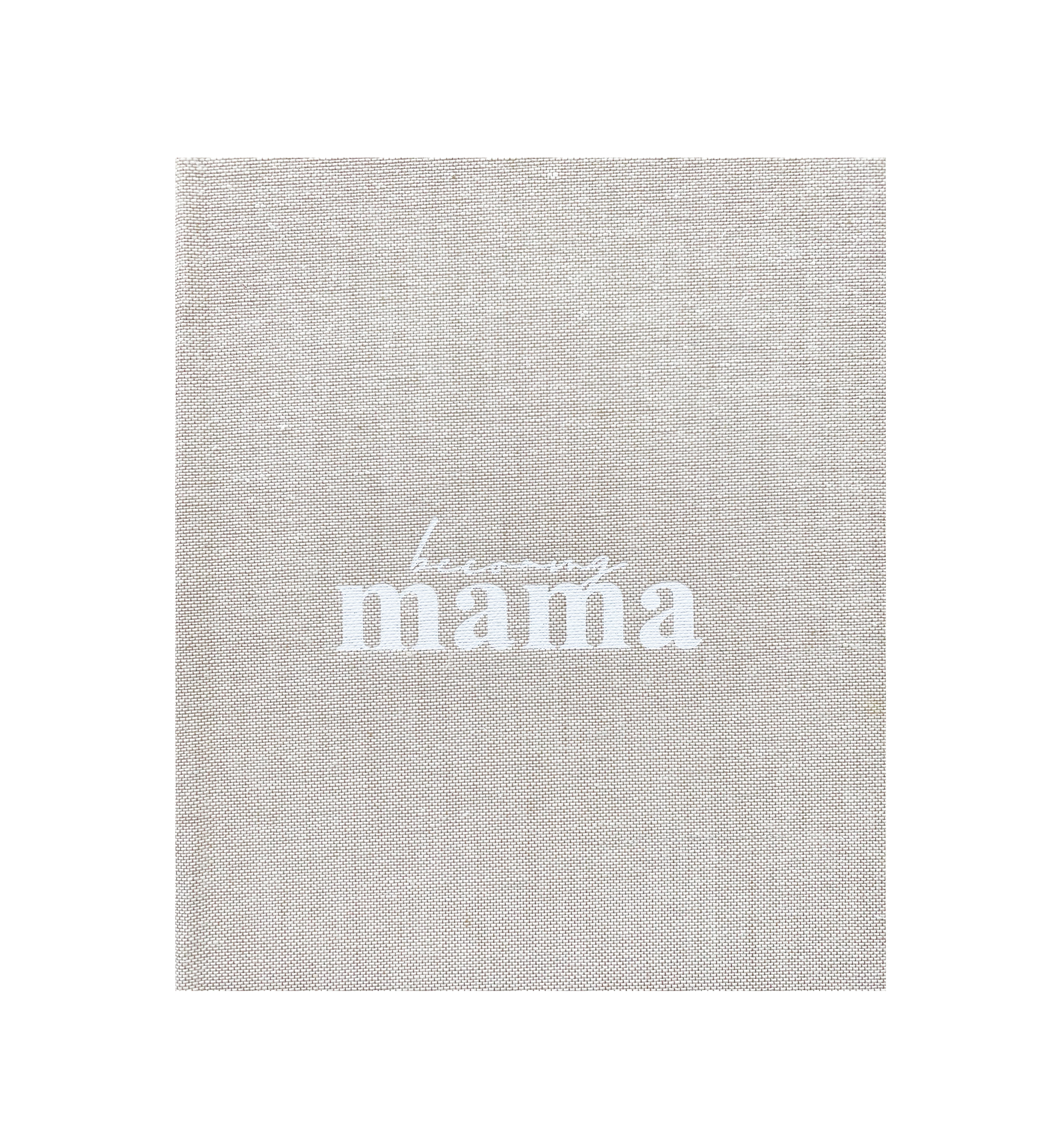 A beautiful lifestyle shot of Becoming MAMA - A pregnancy journal by Axel & Ash in a home setting.