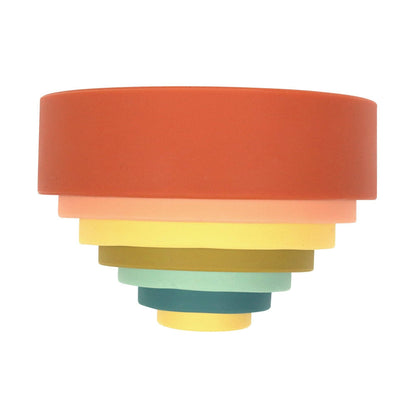 Silicone Rainbow Stacker | Cherry