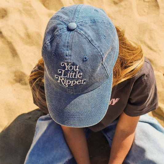 You Little Ripper Kids Cotton Cap in Blue: You Litte Ripper BLU / 54