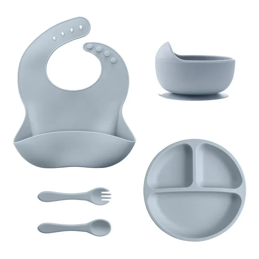 Dishwasher safe baby feeding set - easy cleanup after meals
