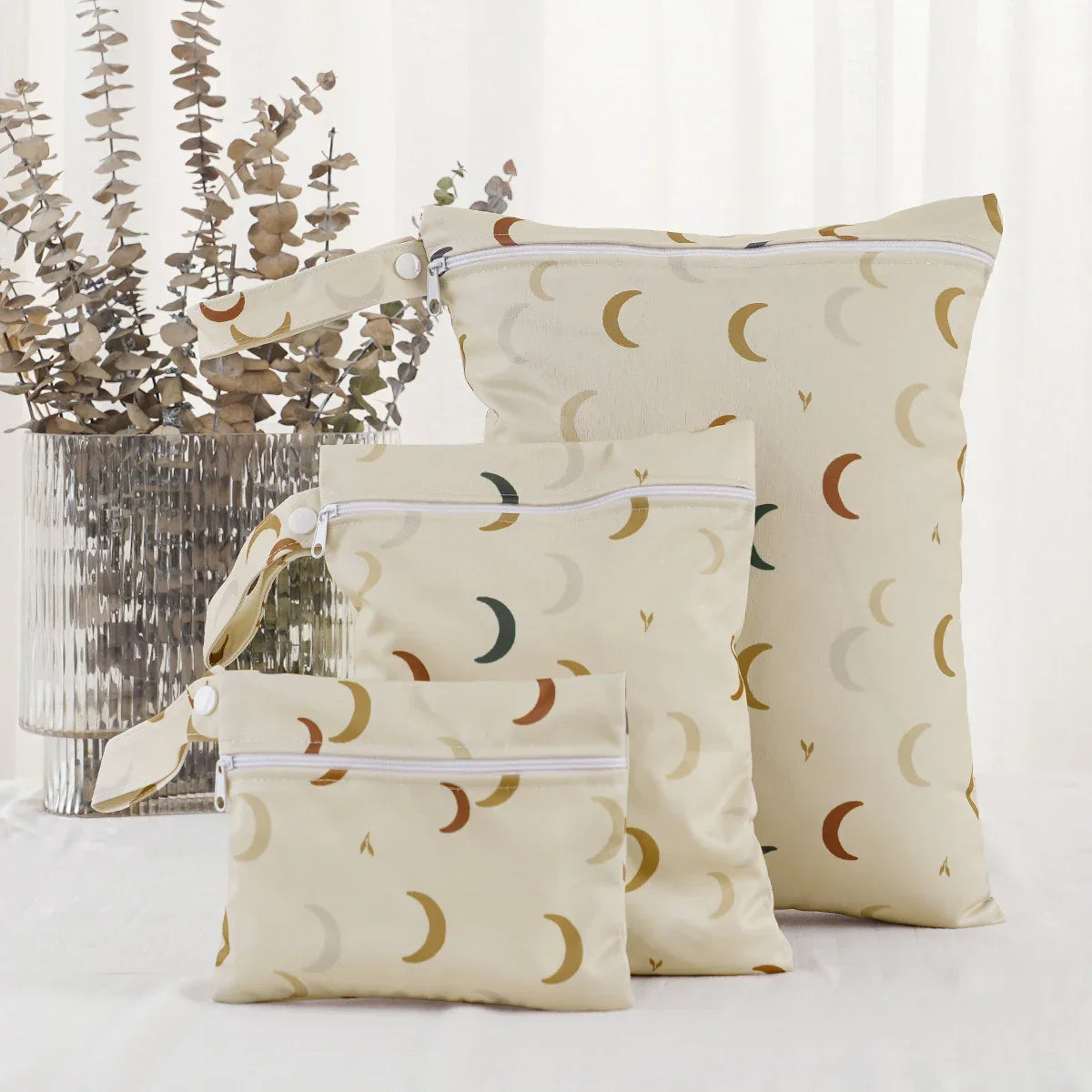 3-piece waterproof bag set for organizing wet and dry items