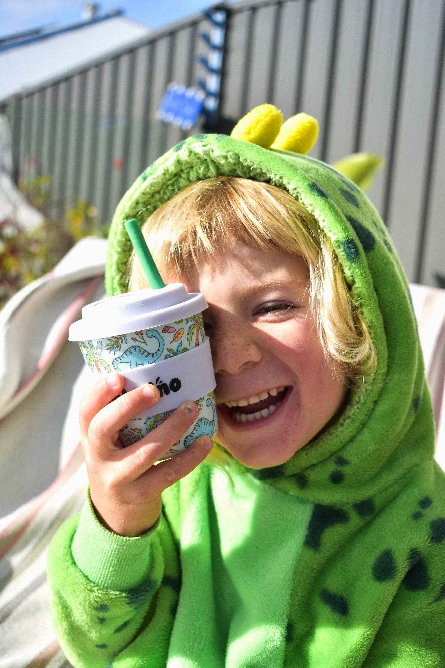 Sip-a-saurus Babycino Cup - 120ml (STRAW INCLUDED)